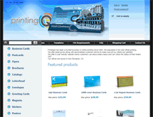 Tablet Screenshot of printingq.com